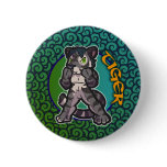 Eastern Zodiac - Tiger Button Eastern Zodiac - Tiger Button