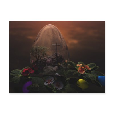 Easters Origin Postcard by 3dartwork
