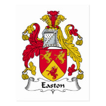 Easton Family Crest Post Cards