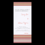 Eastover Summer Stripe Invitation invitations