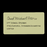 Eastover Summer Stripe Mailing Label labels