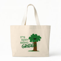 Easy Being Green Tote bags