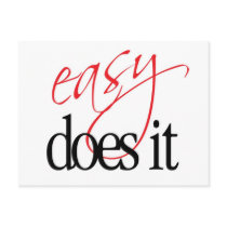 easy does it post cards