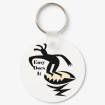 Easy Does It Surfer Key Chain keychains by Tinker8005 Easy Does It Surfer Key Chain keychains