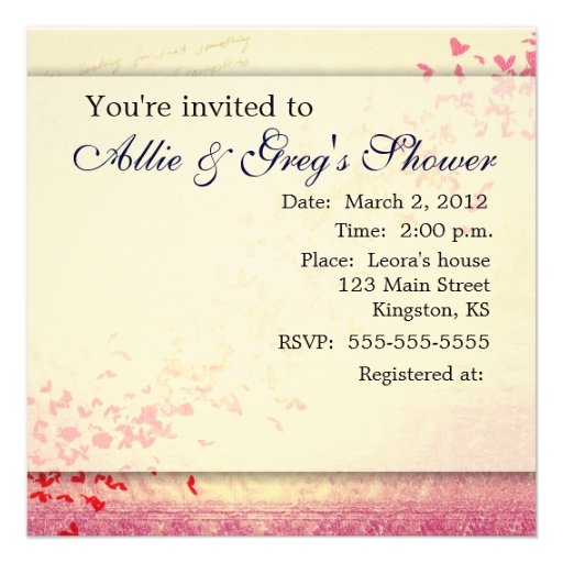 Easy, Elegant French themed invitation template