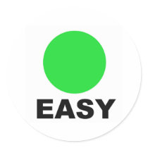 EASY stickers by weeteeshirts EASY stickers