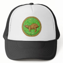 easy summer bear trucker hat