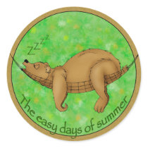 easy summer bear stickers by BambisDesigns easy summer bear stickers