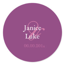 Easy Template stickers/purple/mangosteen