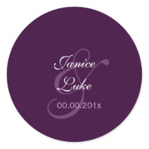 Easy Template stickers/purple/plum