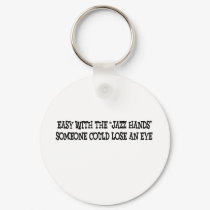 Easy with the jazz hands keychains