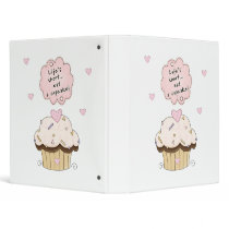 Eat A Cupcake Binders