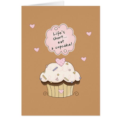 Eat A Cupcake Cards
