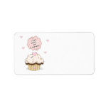 Eat A Cupcake Address Label