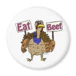 Eat Beef - Talking Turkey magnets