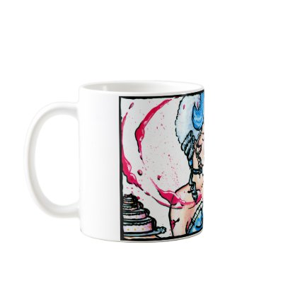 Eat Cake Coffee Mug by redrevvy