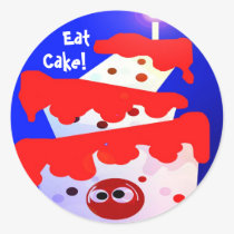 Eat Cake stickers