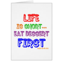 Eat Dessert First cards
