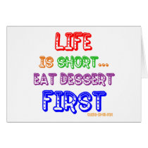 Eat Dessert First cards