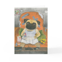 Eat, Drink and be Lazy Greeting Card