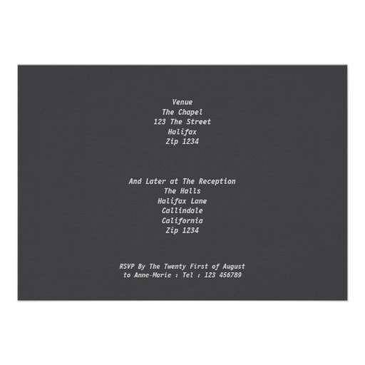 Eat Drink And Be Married Custom Invitations