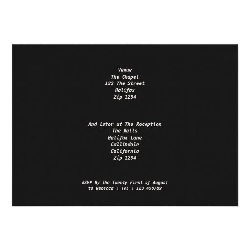 Eat Drink And Be Married Personalized Invitations