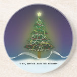 Eat, drink and be Merry Drink Coasters