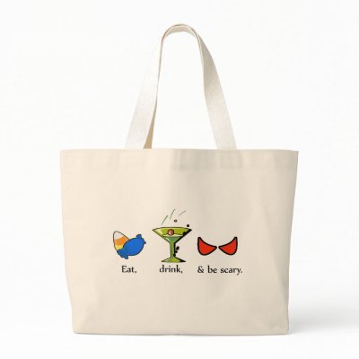 eat, drink and be scary bag by spookstation