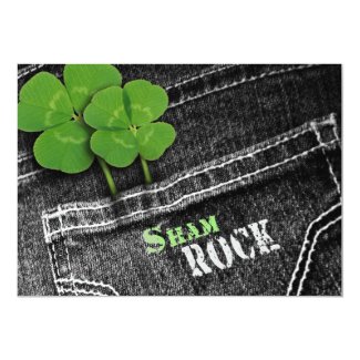 Eat, Drink & Be Irish St. Patrick's Day Invitation