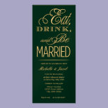 Eat, Drink, Be Married invitations
