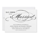 EAT, DRINK &amp; BE MARRIED ANNOUNCEMENTS