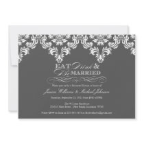 Eat Drink & Be Married Personalized Invite
