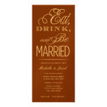 Eat, Drink, Be Married Invitation
