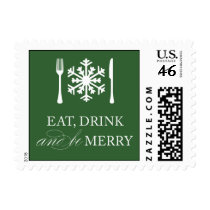 EAT, DRINK & BE MERRY | HOLIDAY POSTAGE