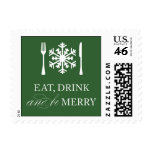 EAT, DRINK & BE MERRY | HOLIDAY POSTAGE postage