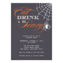 Eat Drink & Be Scary | Halloween Party Invite