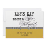Eat, Drink Get Married Save the Date Announcements