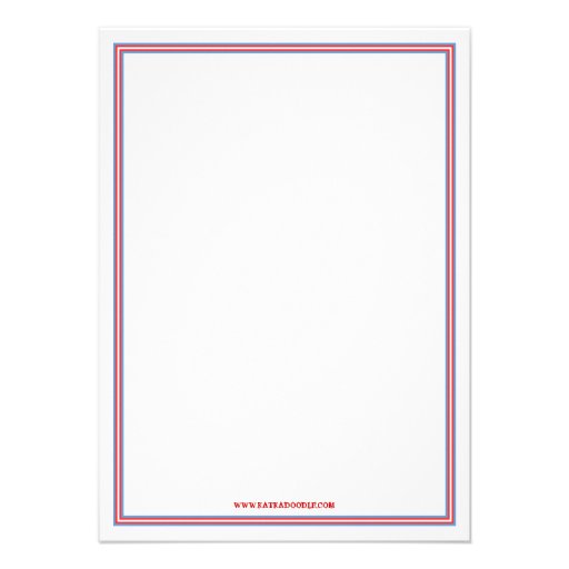 Eat, Drink & have Fun at a Summer BBQ Party Personalized Invite