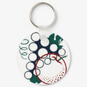 Eat Fruit Be Healthy keychains