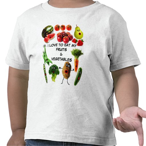 fruits and vegetables t shirt