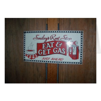 Eat & Get Gas Rest Stop Cards by hikingviking