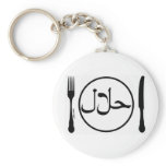 Eat Halal Keychains
