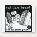 Eat Less Bread World War I illustration Mousepad by Jakestuff Eat Less Bread World War I illustration Mousepad