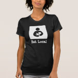 Eat Local Breastfeeding / Nursing Icon Shirt