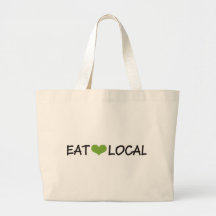 Eat Local Canvas Bags