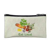 Eat Local Cosmetics Bags
