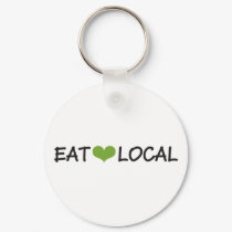 Eat Local keychains