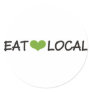 Eat Local Sticker