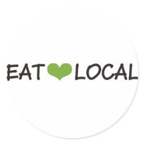 Eat Local stickers