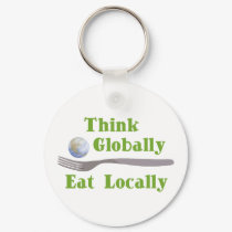 Eat Locally keychains